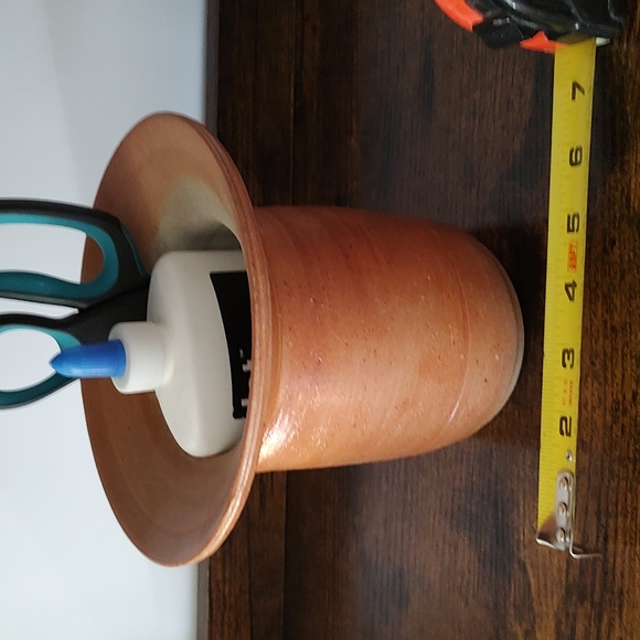 Wheel Thrown Vase Ceramic Pottery by Mason,  Pioneer Pottery Fall Color - Picture 8 of 9